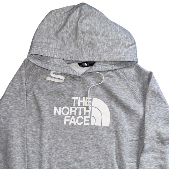 The North Face Hoodie Womens Large Gray Half Dome Pullover  Heather Workout - Picture 4 of 8